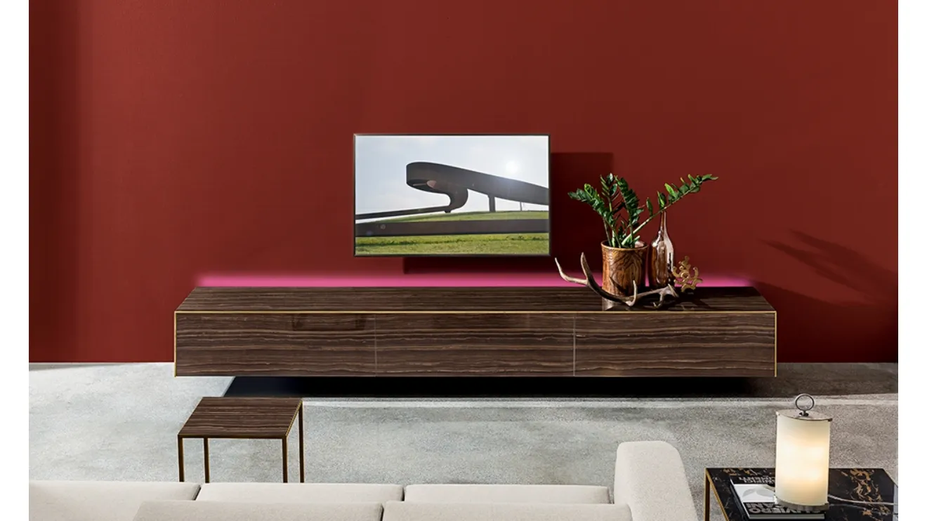 Suspended wooden sideboard Magda by Sovet.