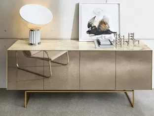 Glass mirror sideboard Magda by Sovet.