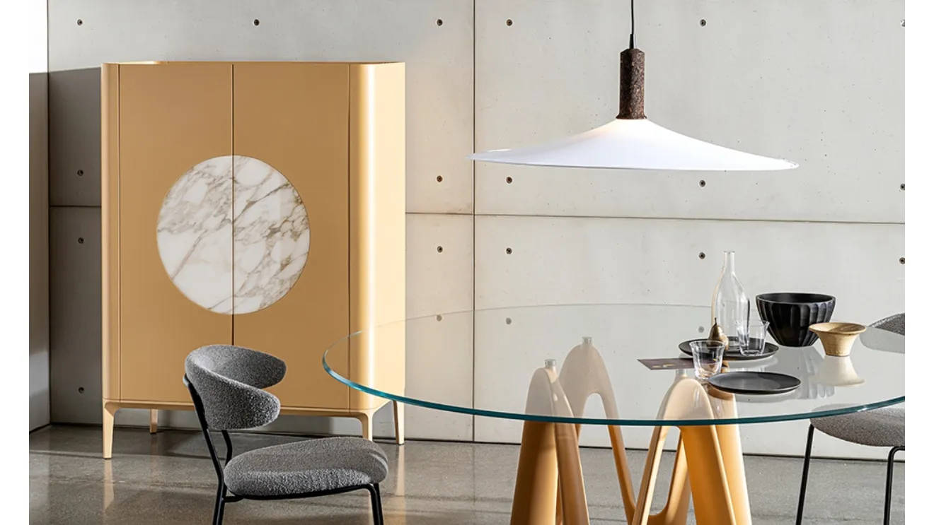 Slim Moon sideboard in lacquered MDF by Sovet