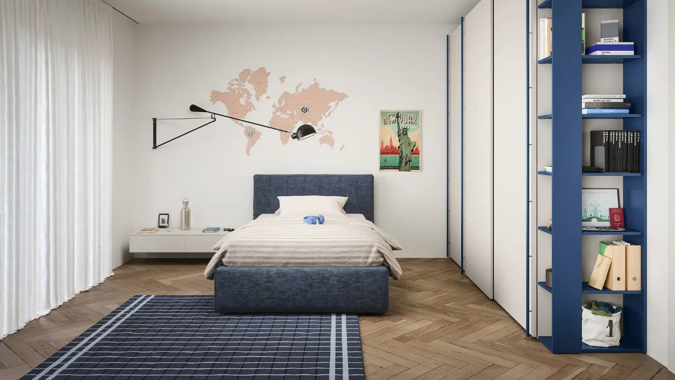 Single bed Swell with Nidi storage container