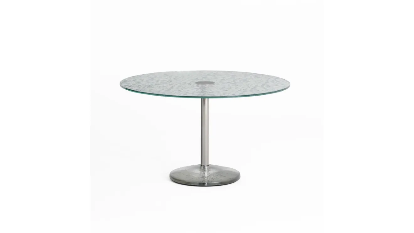 Round table Counterweight by Glas Italia.