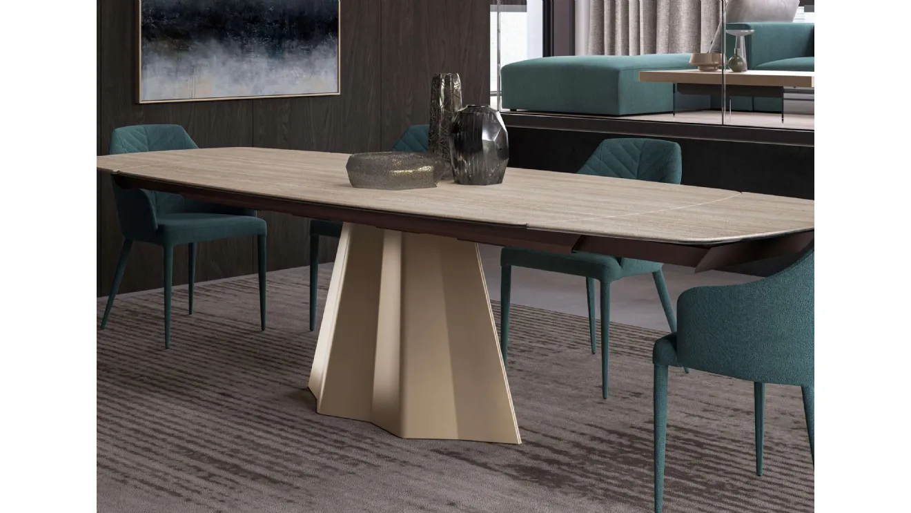 Cupido extendable table by Ozzio