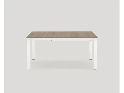 Modern extendable table in a material mix EMINENCE Connubia CB4724 R 110 A