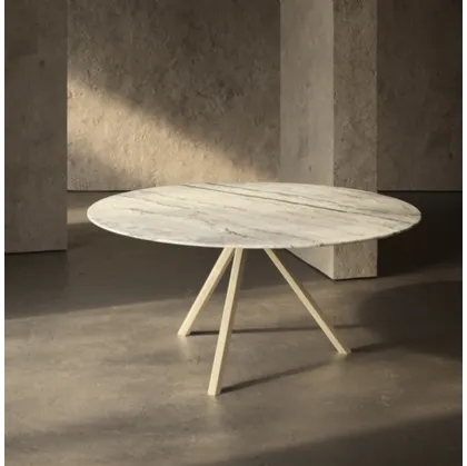 HEB Round marble table by Desalto
