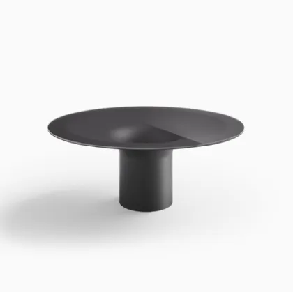Helicon Table with Desalto glass top