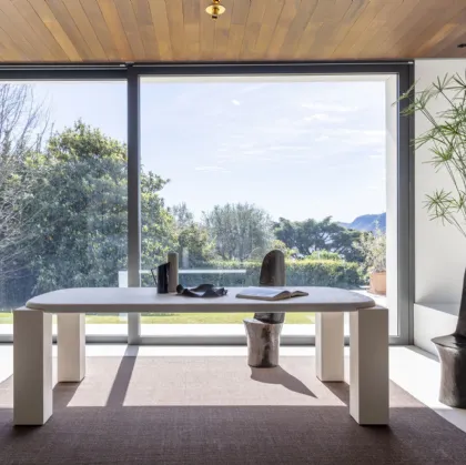 Hero Table with stone effect finish by Mogg