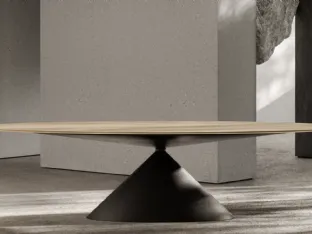 Maxy Clay Wood table by Desalto