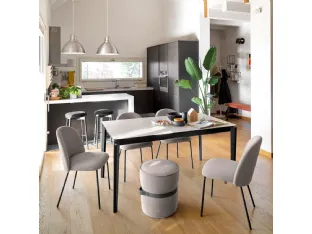 Pentagon Fast extendable dining table by Connubia