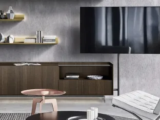 Sangiacomo's TV Video Oak TV Stand