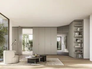 Nexta Sangiacomo corner wardrobe with folding door