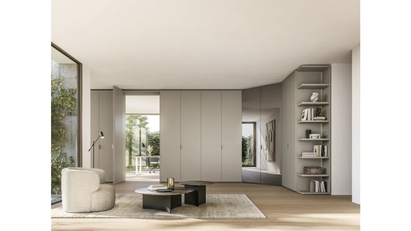 Nexta Sangiacomo corner wardrobe with folding door