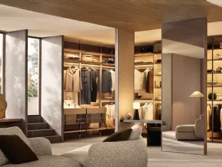 Lexington Walk-in Closet by Poliform