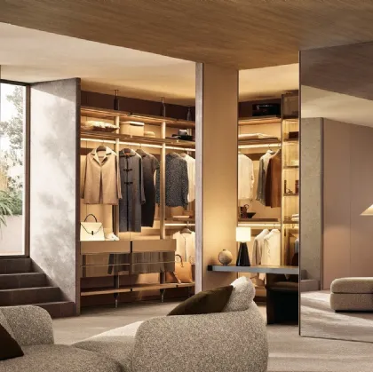 Lexington Walk-in Closet by Poliform