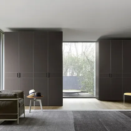 Wardrobe with Eco leather door Eco by Sangiacomo.