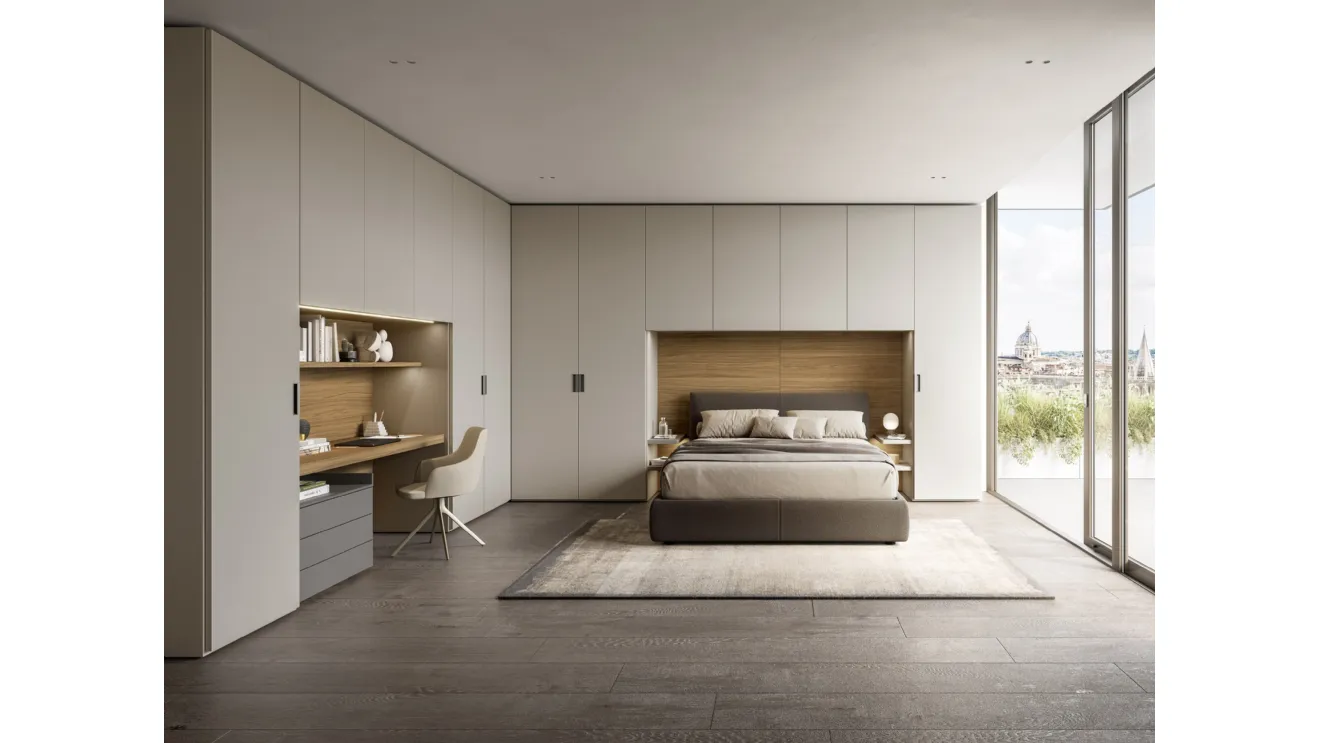 Wardrobe with swinging doors by Sangiacomo Bridge.