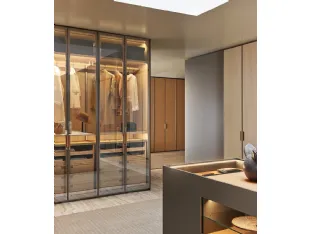 Poliform Glass Senzafine Wardrobe