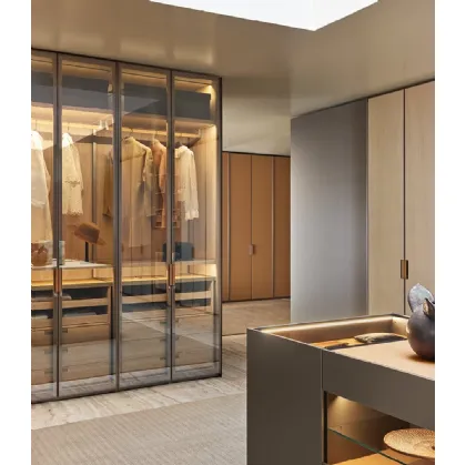 Poliform Glass Senzafine Wardrobe