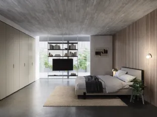 Sangiacomo's Trail wardrobe with latticed door