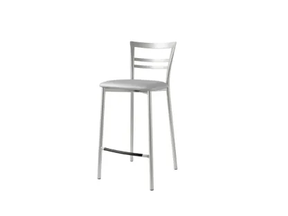 Metal stool with padded seat Go! of Connubia