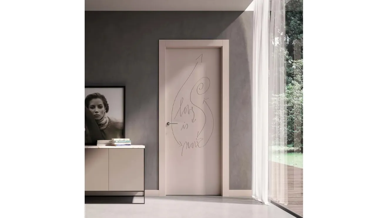 Indoor door Door is Love by Bertolotto.