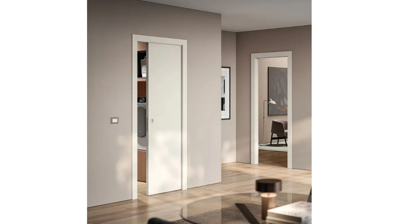 Textile Sliding Indoor Door by Bertolotto.