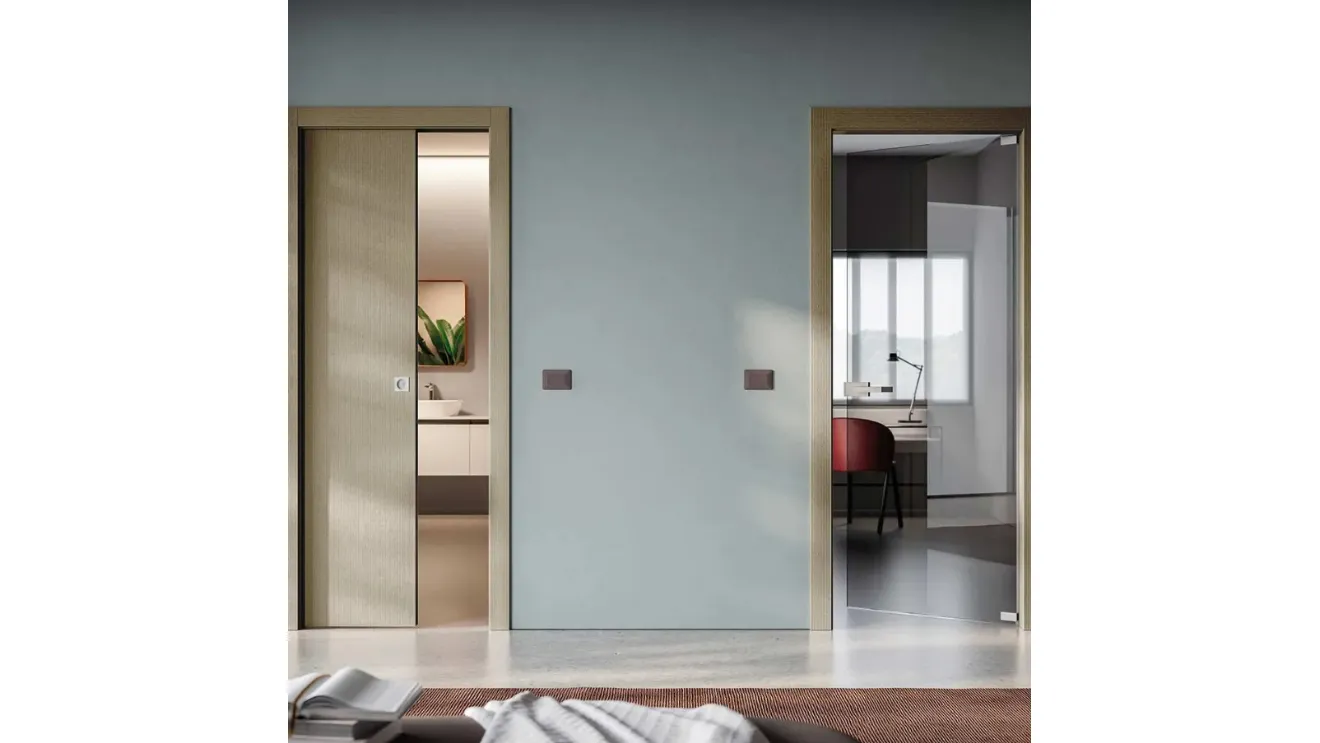 Indoor Sliding Textile Door by Bertolotto