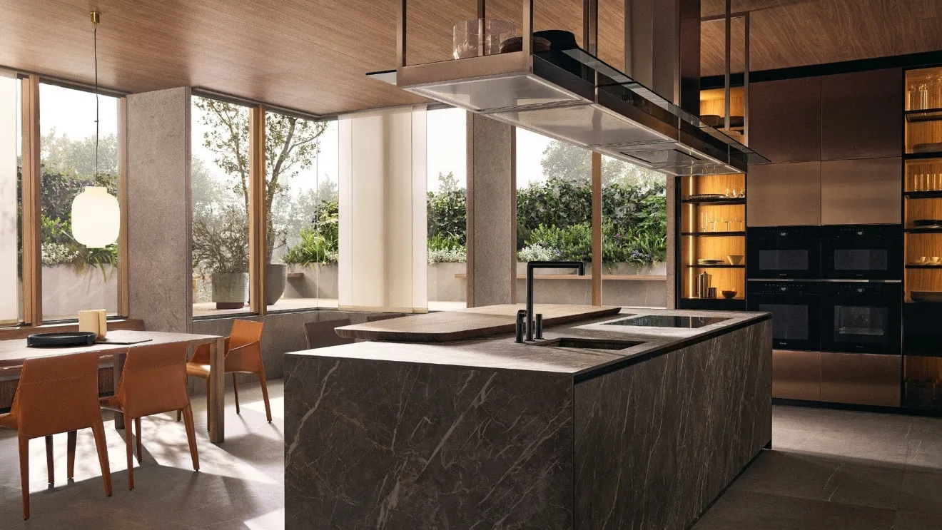 Design Kitchen with Alea Pro Island by Poliform