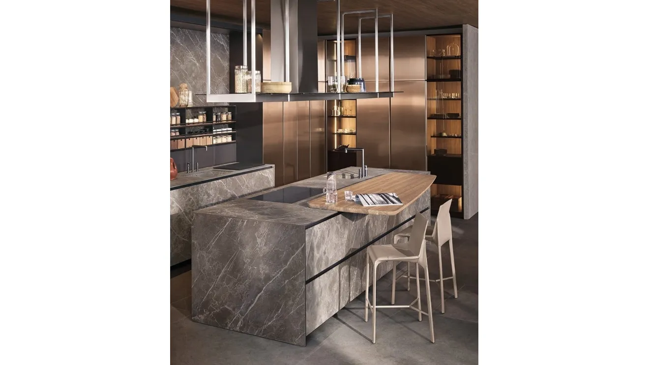 Design Kitchen with Alea Pro Island by Poliform