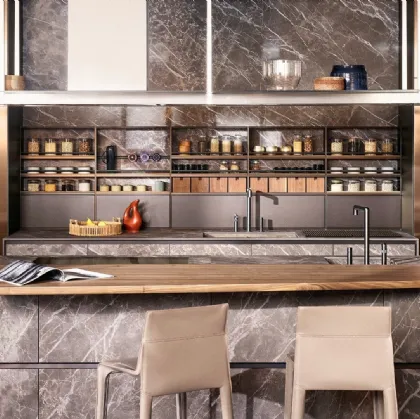 Design Kitchen with Alea Pro Island by Poliform