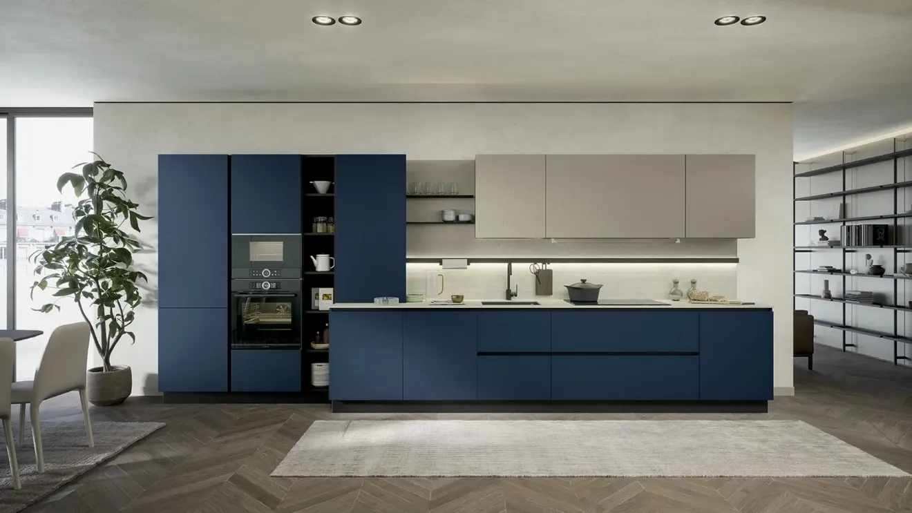 Modern linear Kitchen Hummingbird 01 by Forma Cucine