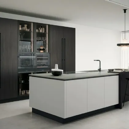 Modern kitchen with Colibrì 03 island by Forma Cucine
