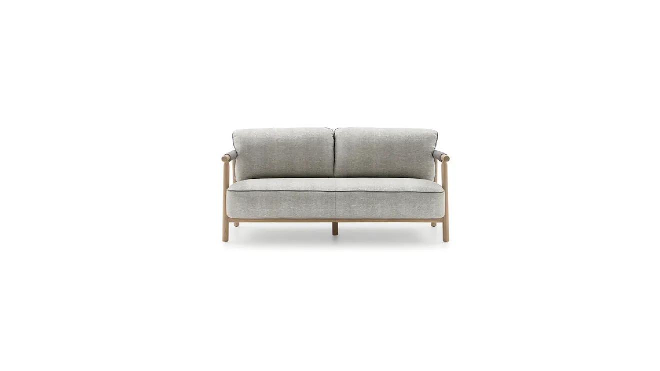 Nathy sofa in fabric and wood by Ditre Italia.