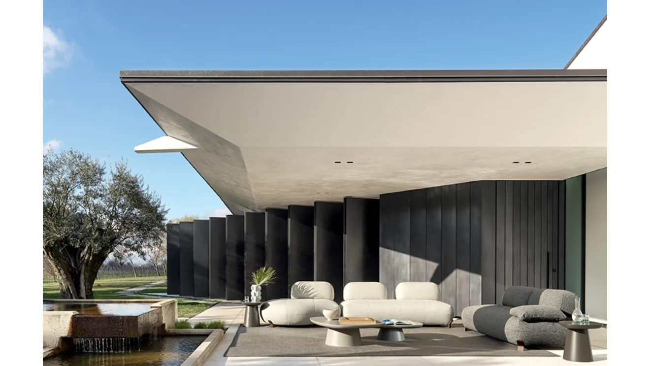 Fabric upholstered sofa Pacific by Ditre Italia.