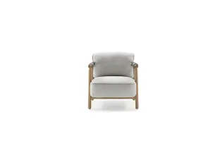 Nathy armchair in fabric and wood by Ditre Italia.
